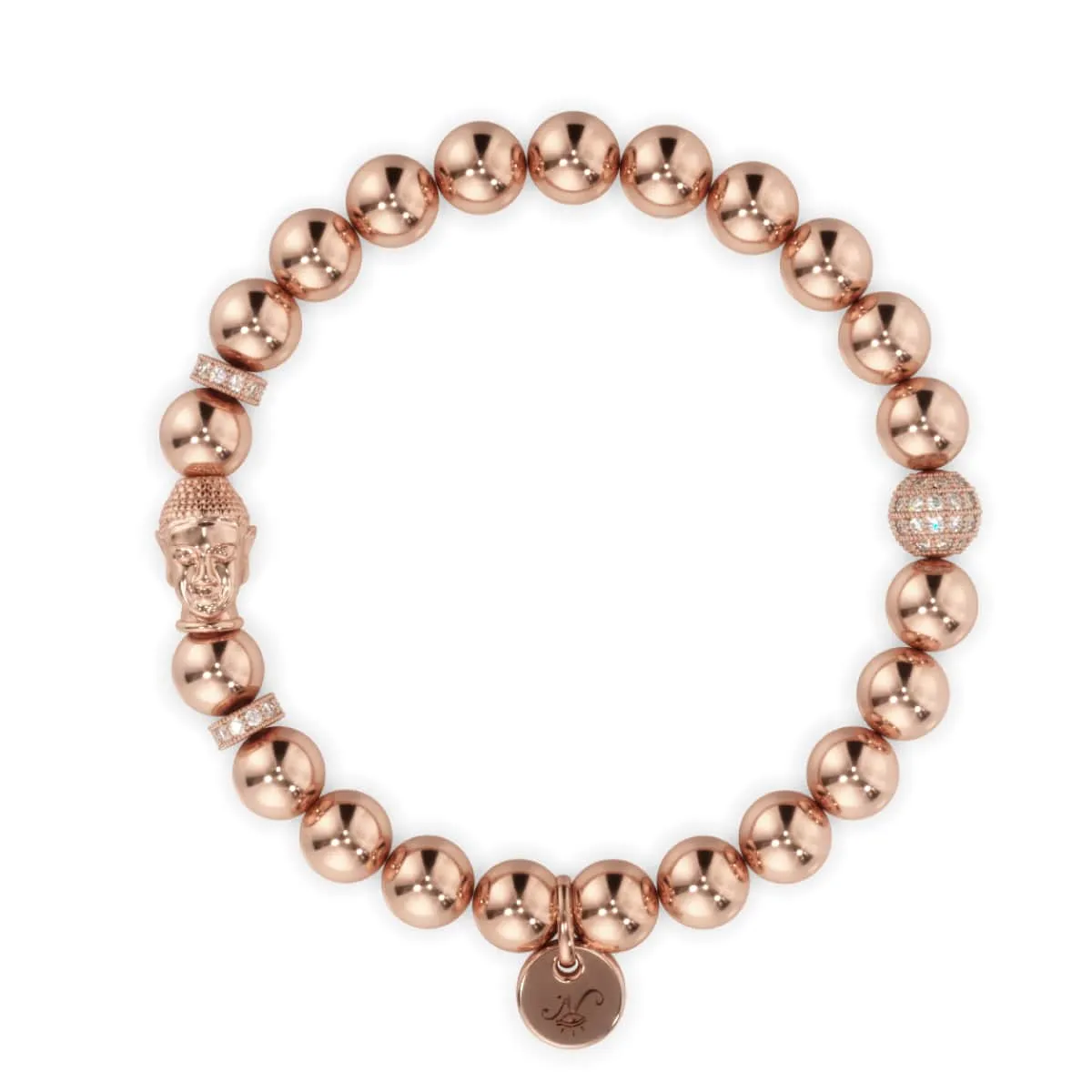 18k Rose Gold | Gilded Buddha Bracelet