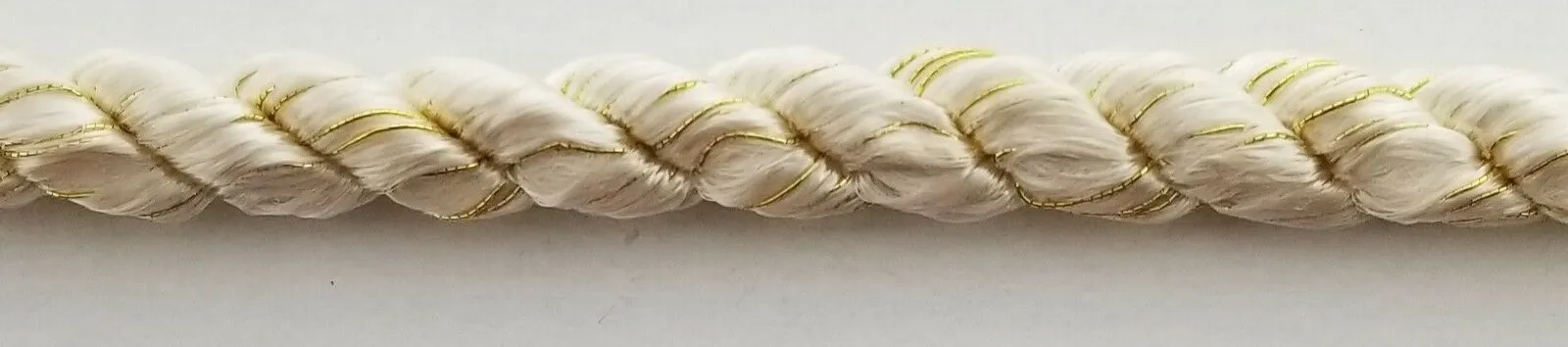 5/16" Twist Cord Rope Trimming with Metallic - 10 Yards - Many Colors Available!