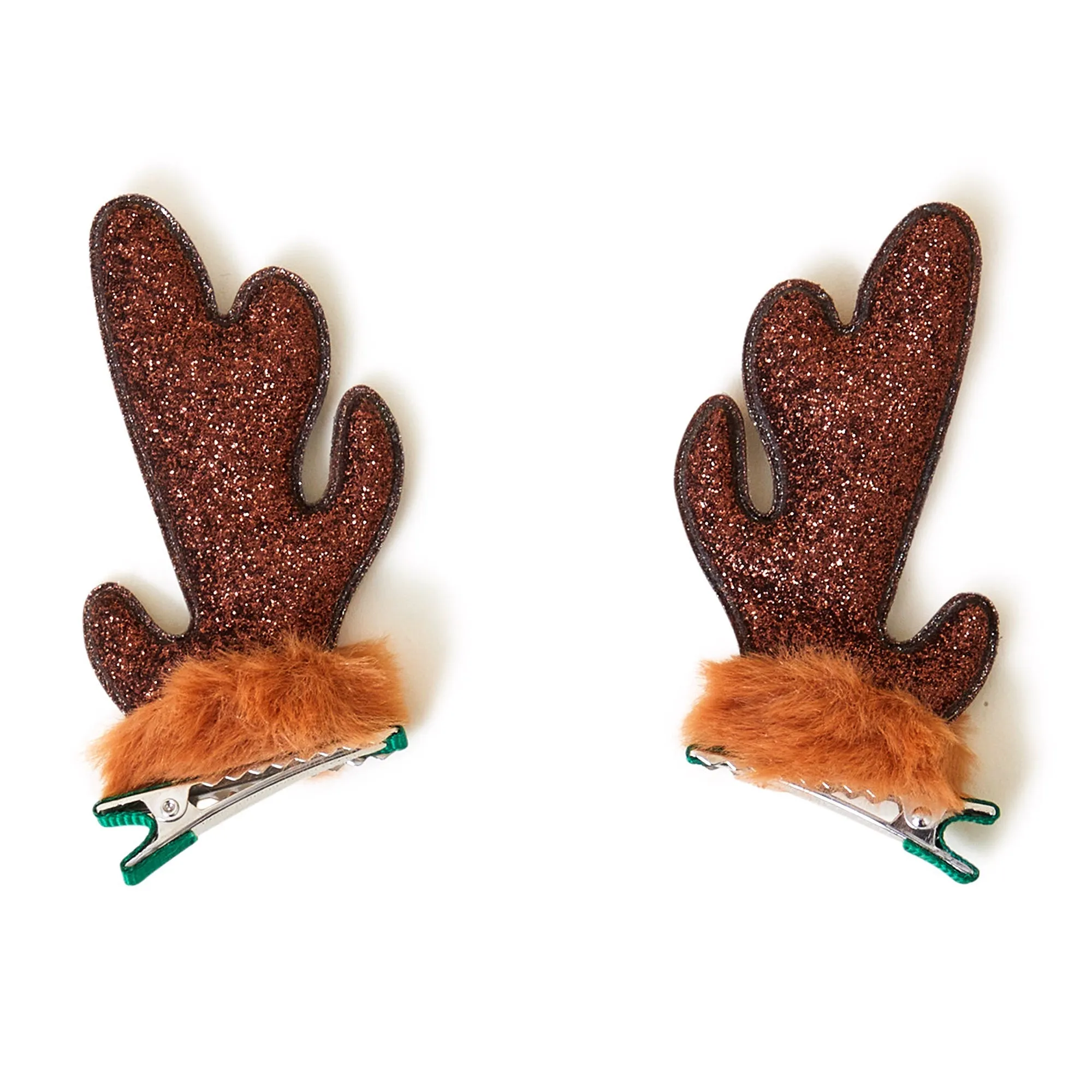 Accessorize London Reindeer Antler Clips Set Of Two