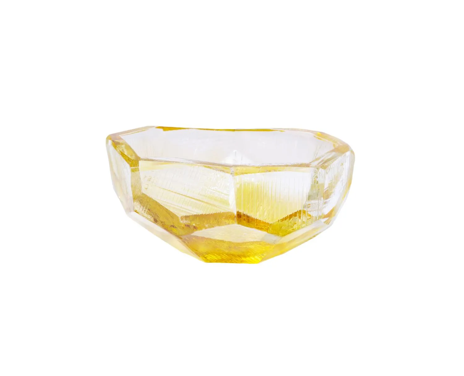 Amber Crystal Bowl