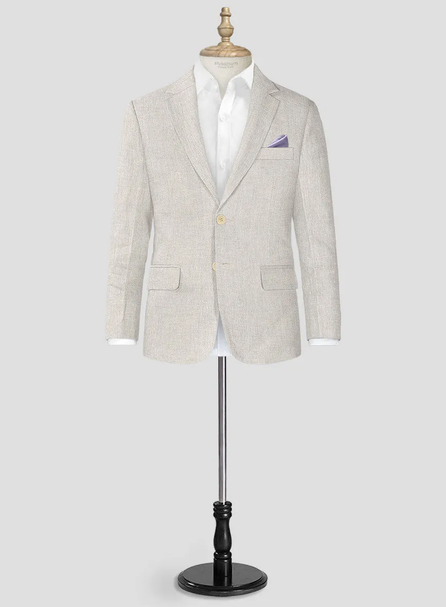 Barn Beige Linen Boys Suit