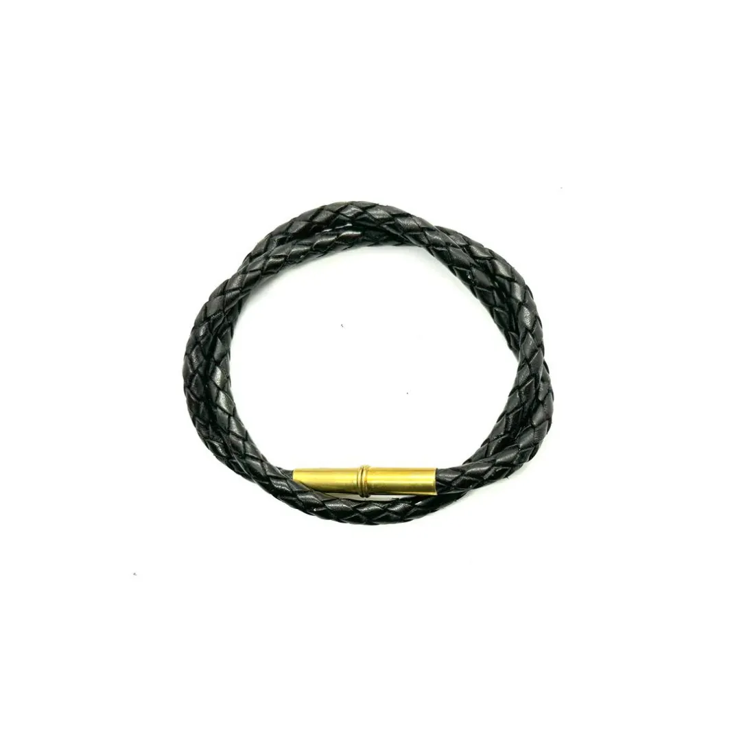 Black Flint Bolo Bracelet, Large