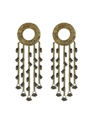 Classic Ghooghri Danglers (Gold)