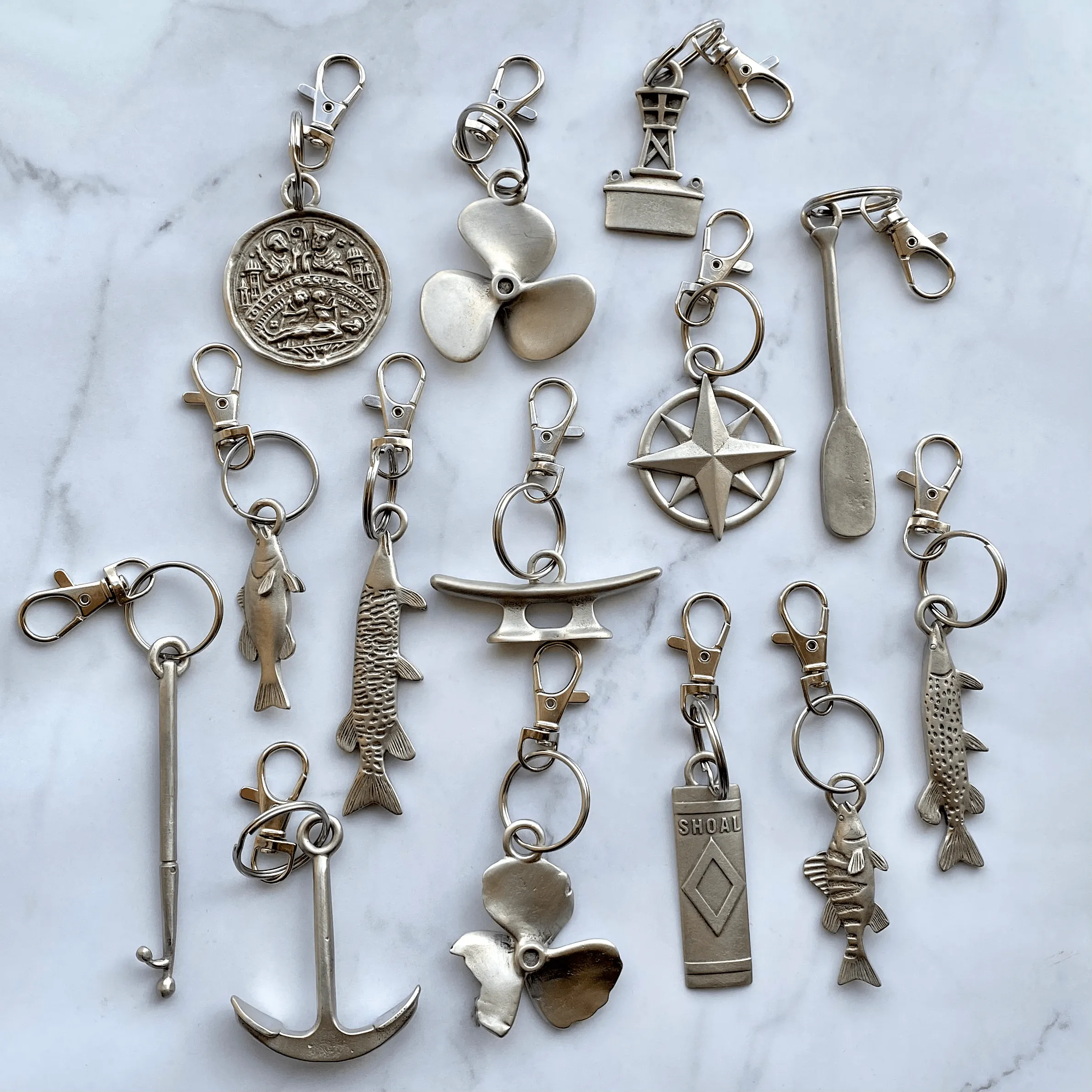 Classic Prop Pewter Keychain