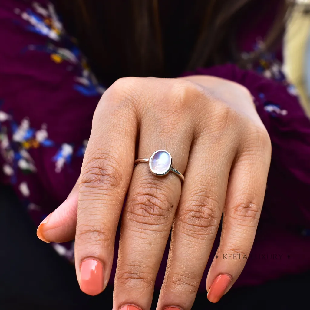 Cosmic Charm - Moonstone Ring