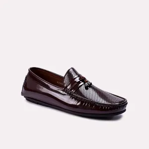 Crispin Brown Perforated Tassel Loafers 0130860