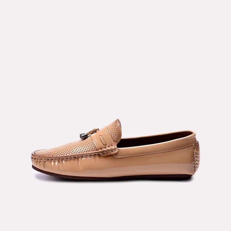 Crispin Mustard Perforated Tassel Loafers 0130860