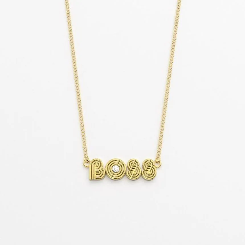 Custom Radiant Nameplate Necklace