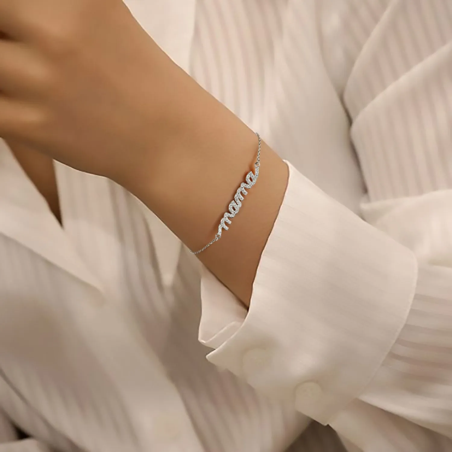 Danity Bracelet with MAMA Message