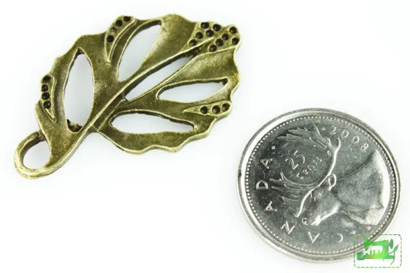 Decorative Leaf Charm