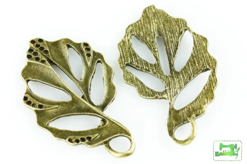 Decorative Leaf Charm