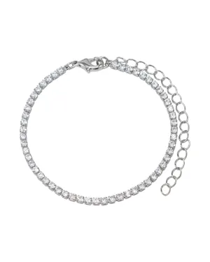 Delicate CZ Round Bracelet