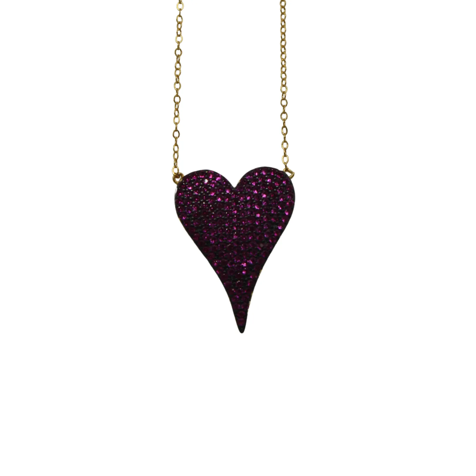 Diamonds Heart Necklace