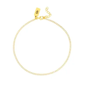 DIANA TENNIS ANKLET GOLD