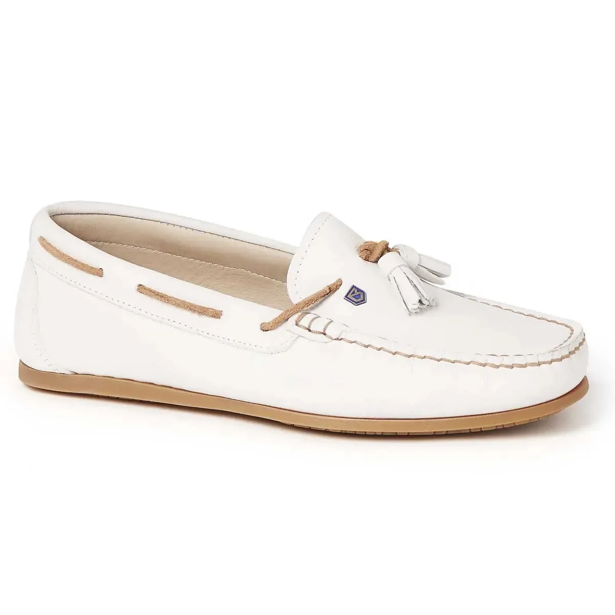 DUBARRY Ladies Jamaica Deck Shoes - Sail White