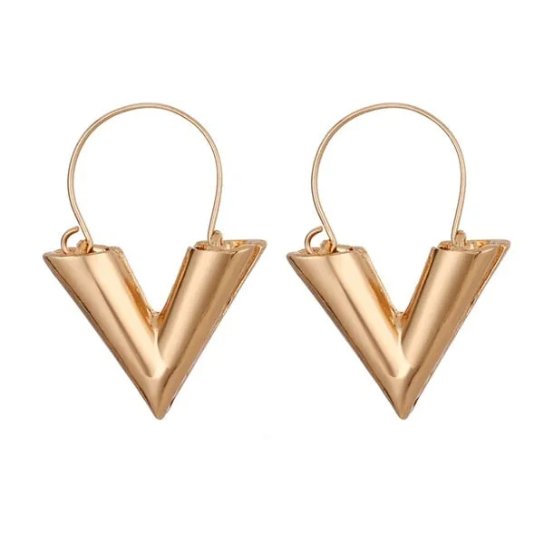 FNIO Fashion Vintage Earrings For Women Big Geometric Statement Gold Metal Drop Earrings 2020 Trendy Earings Jewelry Accessories