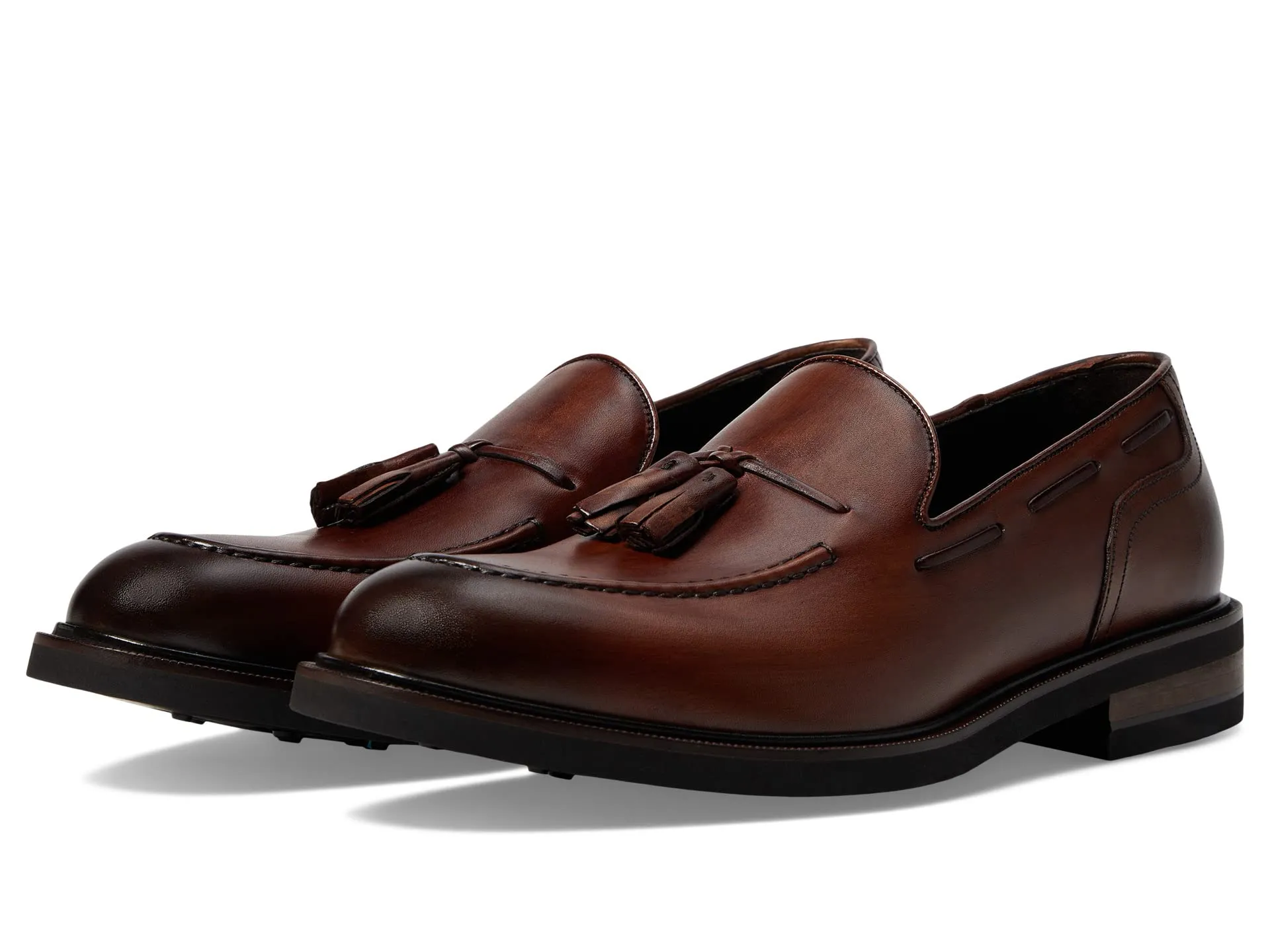 Johnston & Murphy Collection Hartley Tassel Loafers, brown