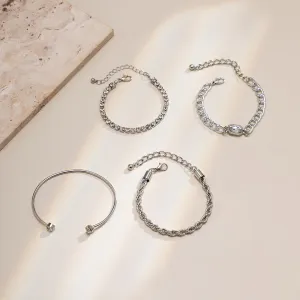 Just Lil Things  Artifical  Silver Bracelet  jltb0204