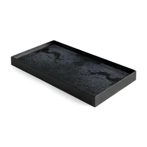 <font color="#ff0000">OPEN BOX</font><br> Charcoal Rectangular Mini Mirror Tray