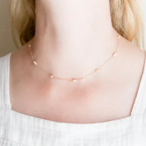 Megan Gold-Filled Necklace | Subtle Elegance Freshwater Pearl Necklace | By Pearly Girls