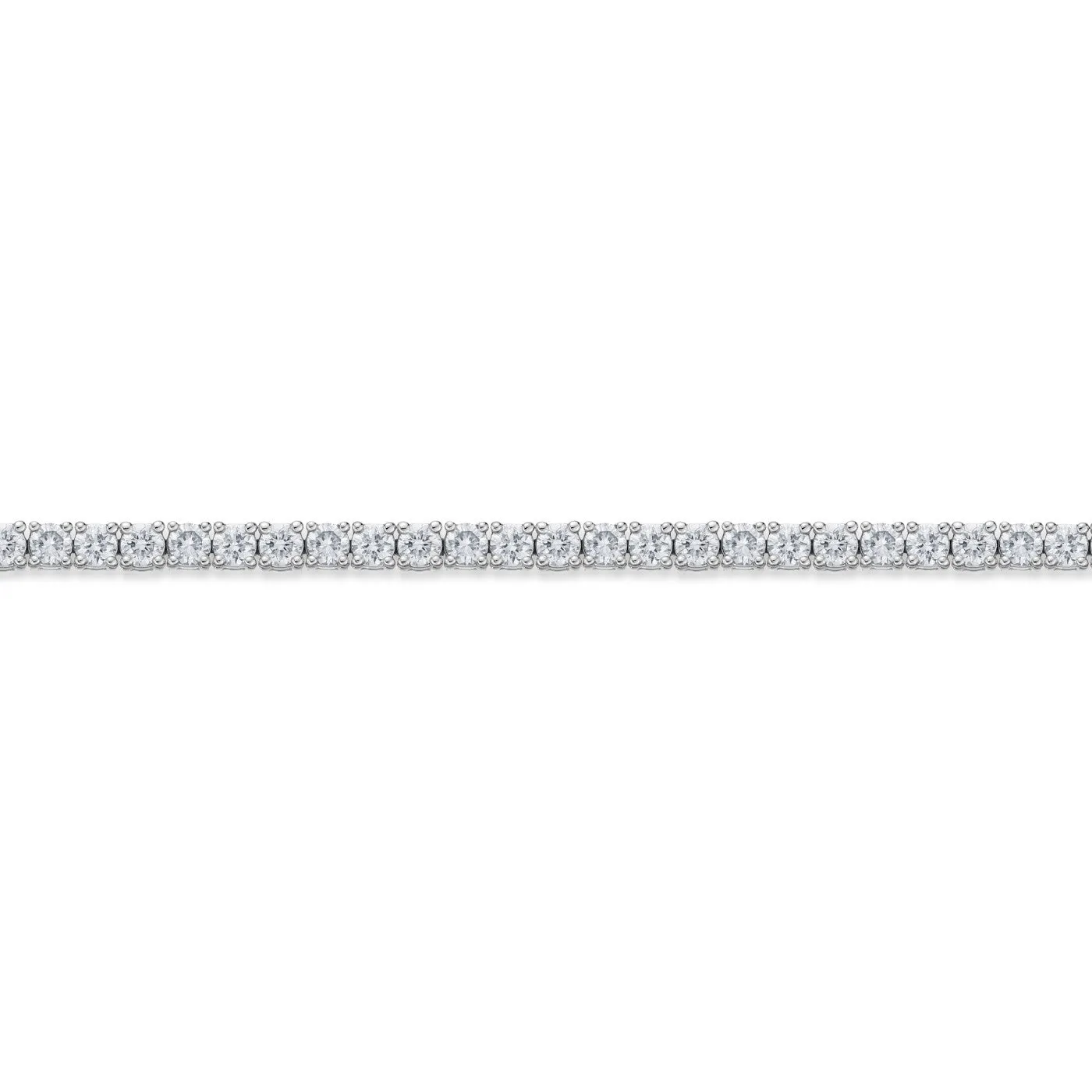 Memoire 18k White Gold 4-Prong Classic Tennis Bracelet