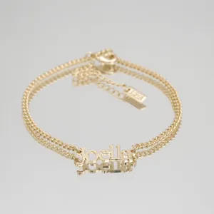 Monaco Custom Name Anklet