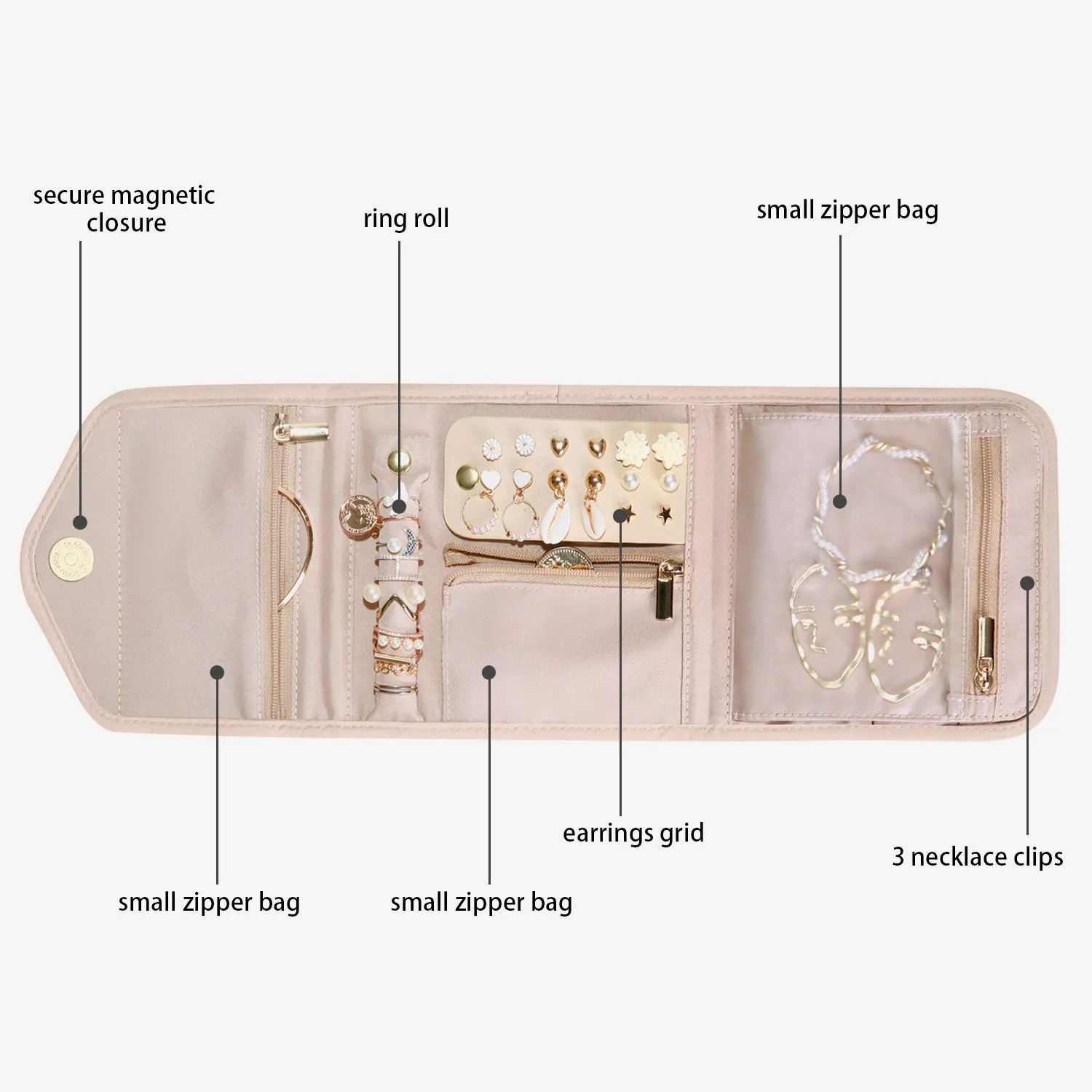 Peri Folding Jewelry Organizer