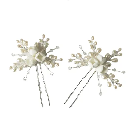 Sabelle Feminine Floral Hair Pins