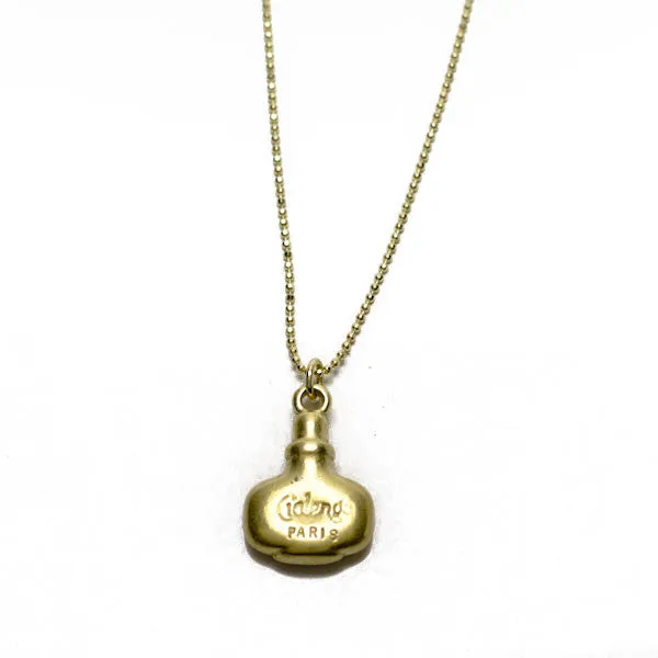 Shiny Perfume Bottle Charm Necklace