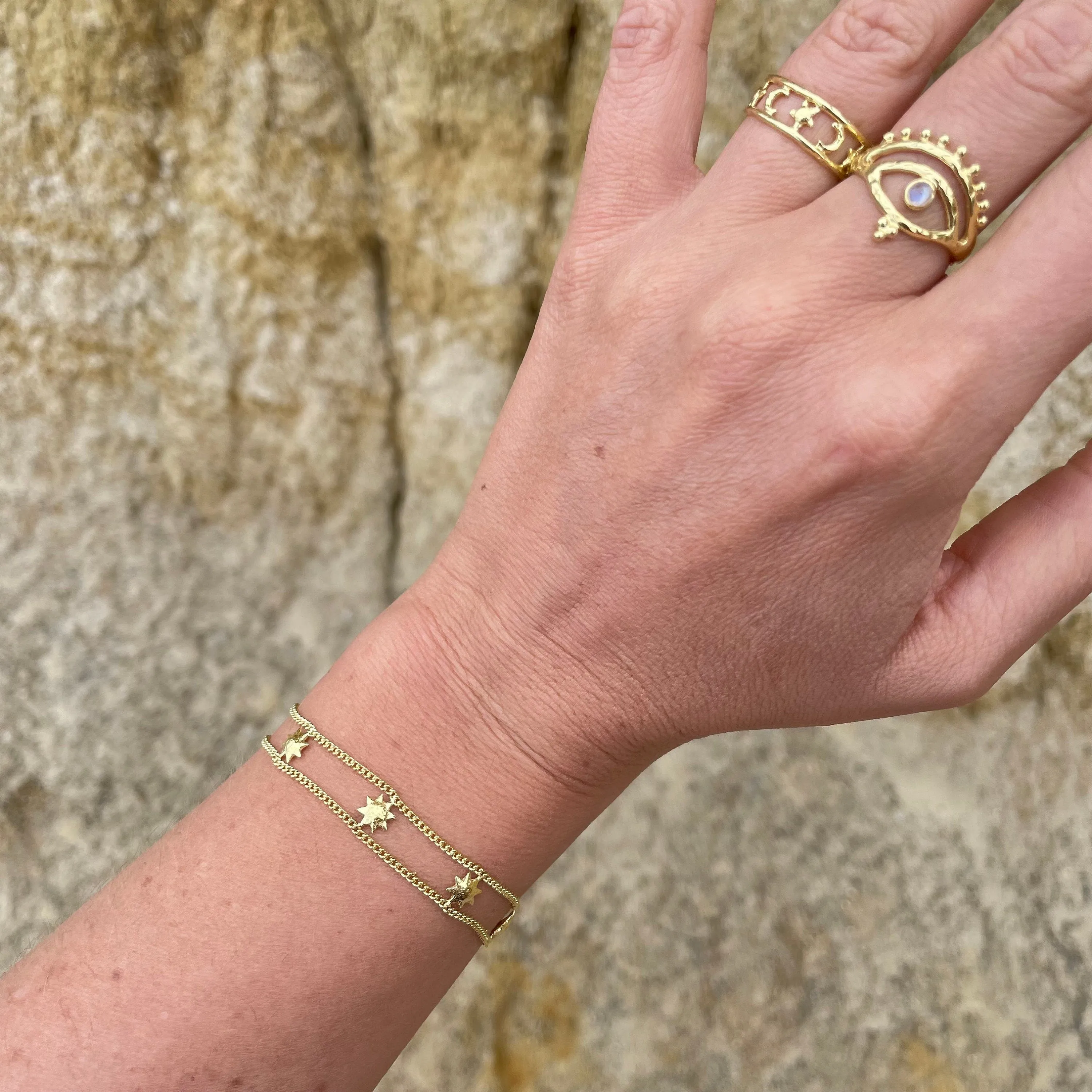 Sunbeams Gold Plated Bracelet