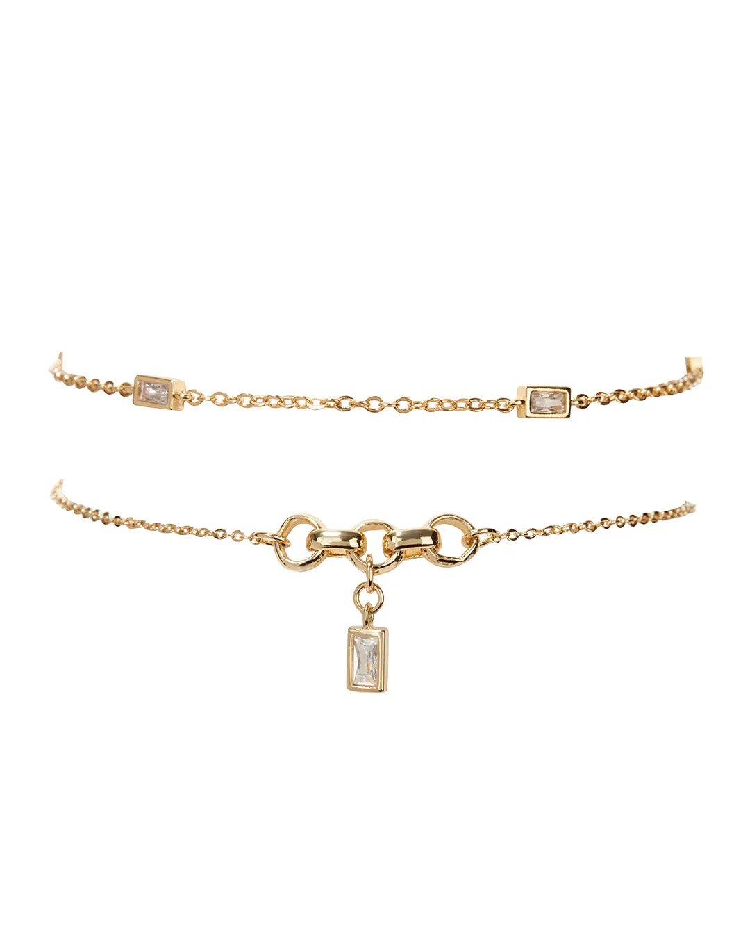 Sunrise on South Beach Anklet Set- Gold