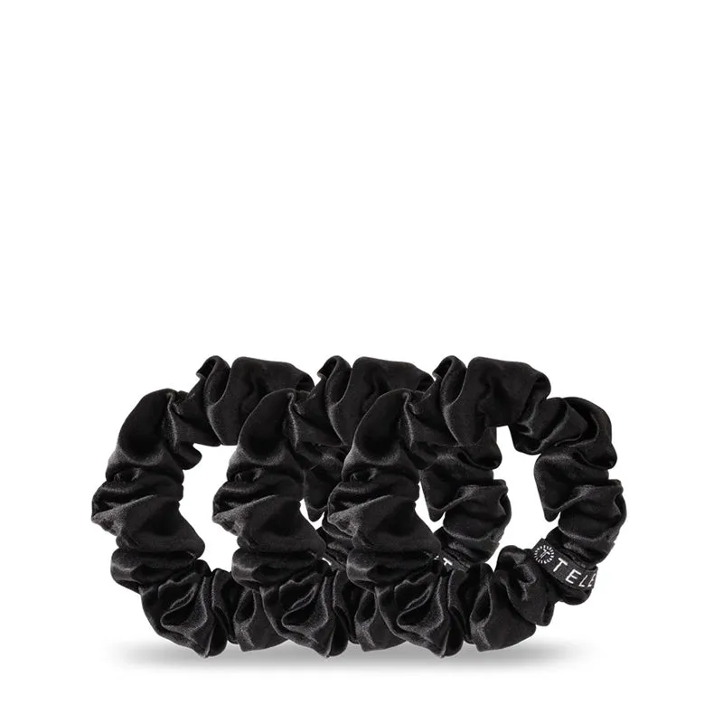 TELETIES | Scrunchie 3 Pack - Jet Black