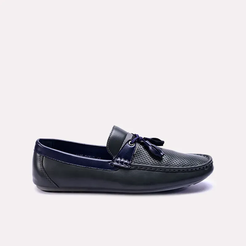 Thaddeus Gray Tassel Loafers 0130856