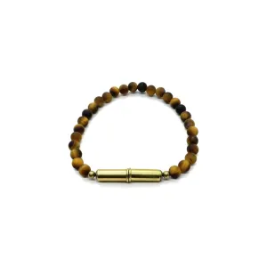 Tiger's Eye Flint Beaded Bracelet, Large