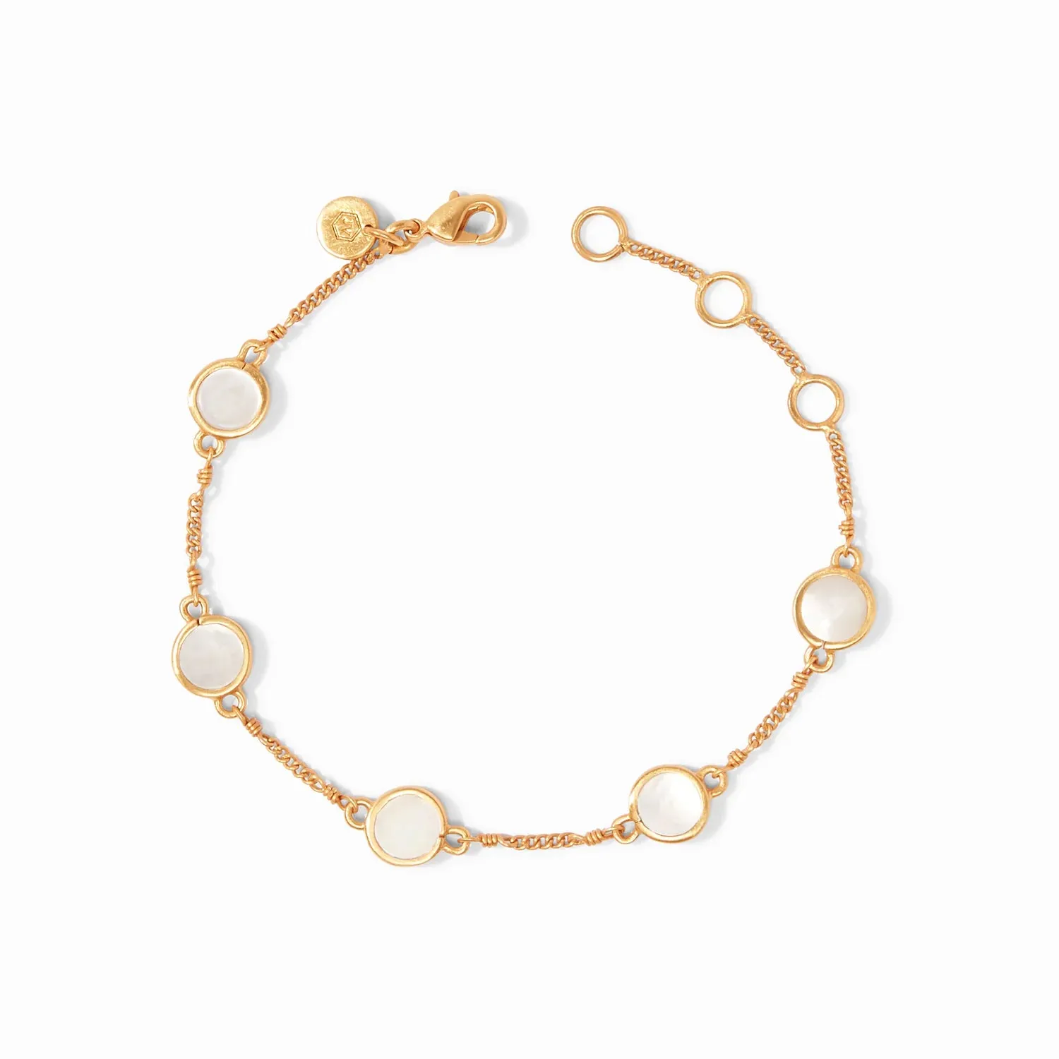 Valencia Delicate Bracelet - Gold - Mother of Pearl