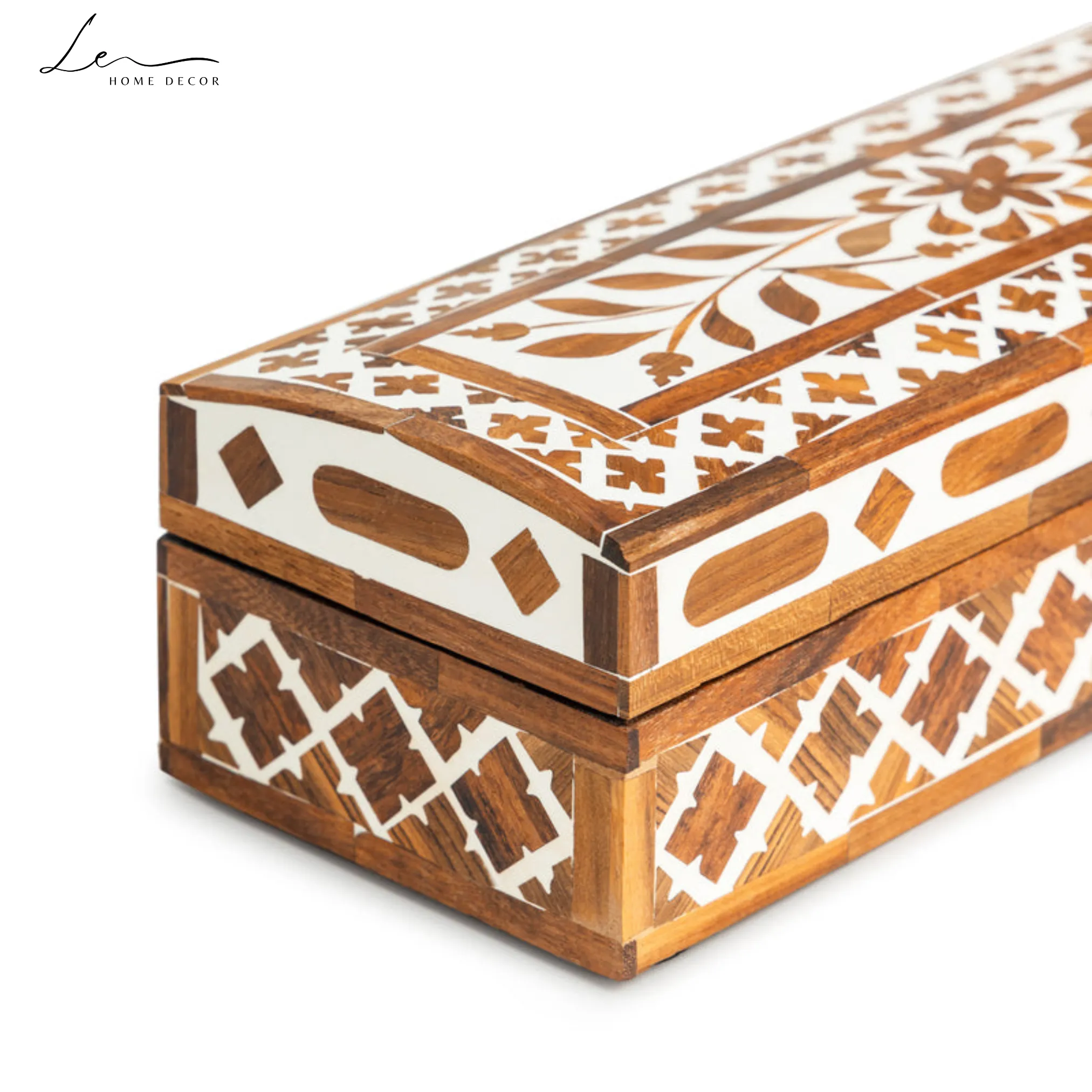 Wood Inlay Jewelry Box