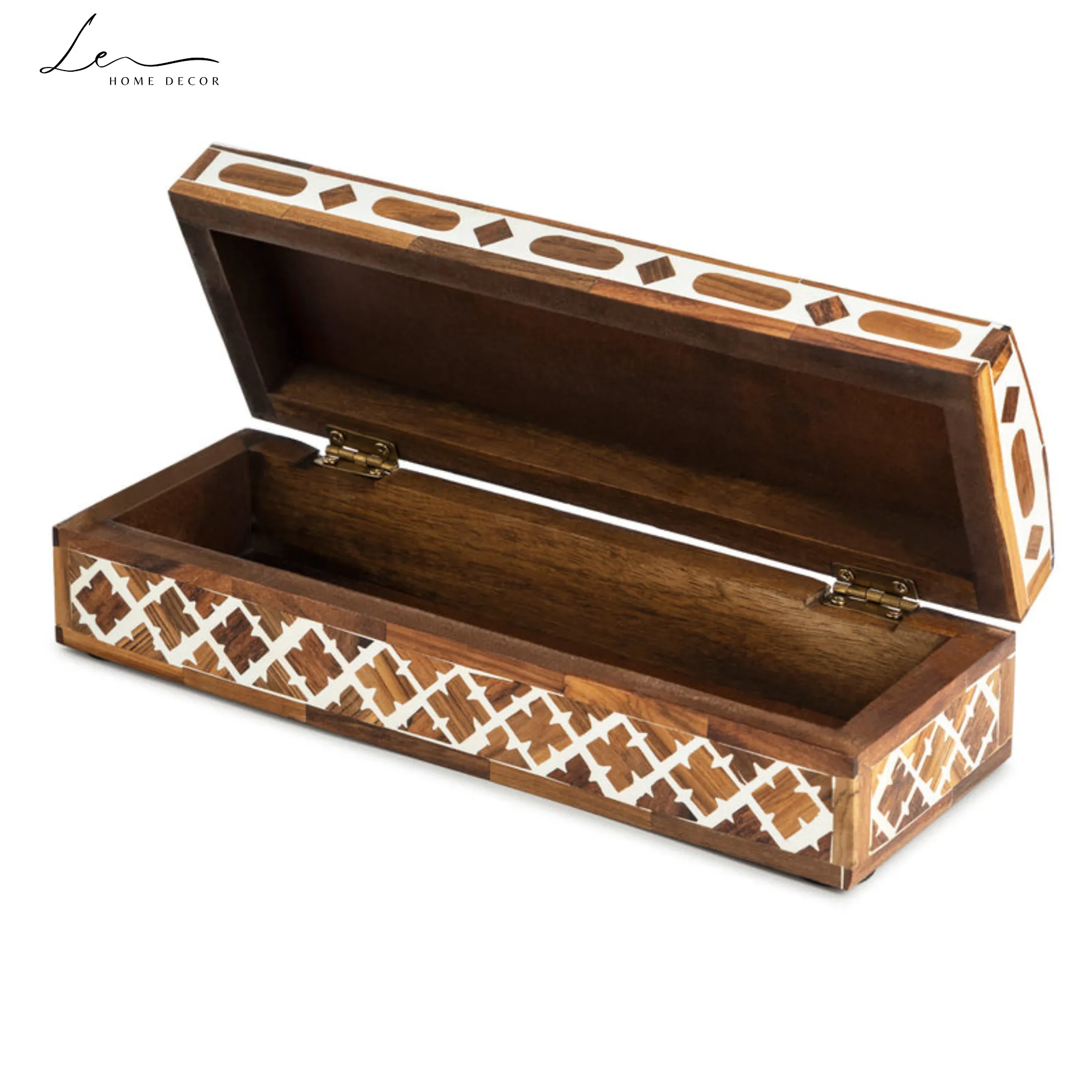 Wood Inlay Jewelry Box